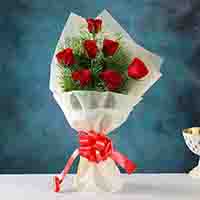 7 Red Roses Bunch